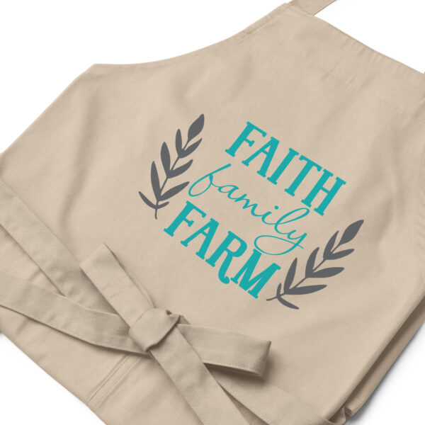 Faith Family Farm – Organic cotton apron - Image 2