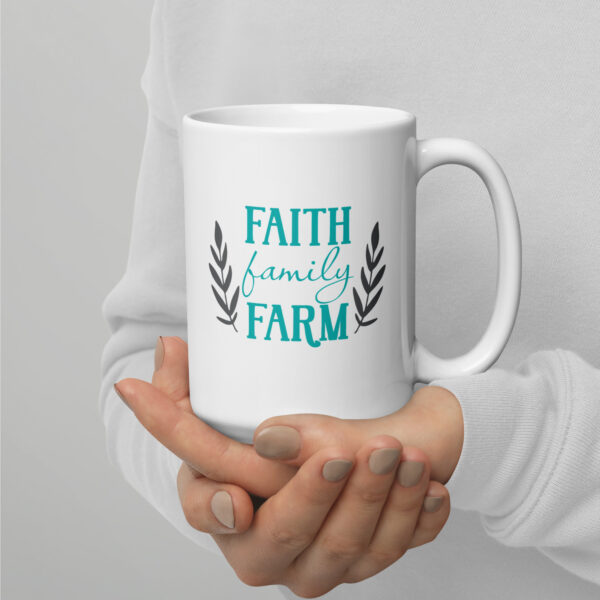 Faith, Family, Farm – Mug - Image 2
